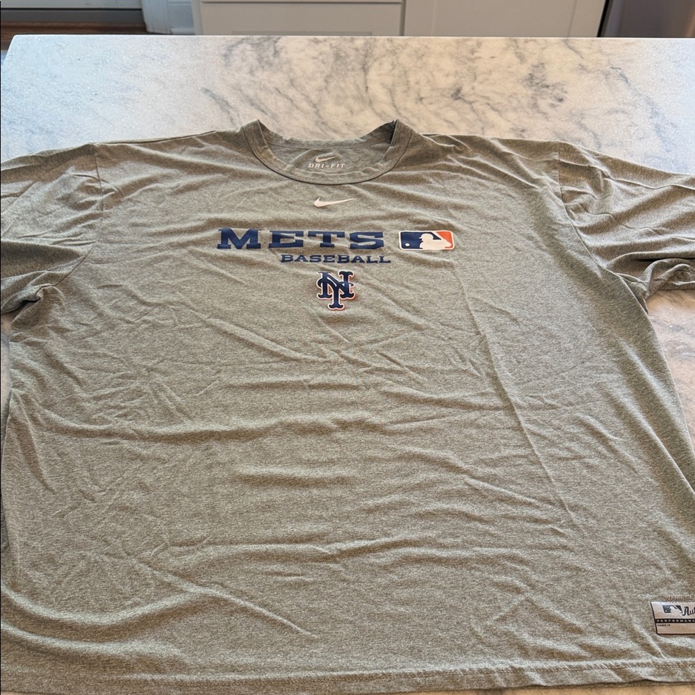 Nike Gray Mets Baseball Short-Sleeve Tee